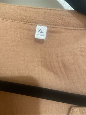 Ladies' XL Blouse in Warm Clay